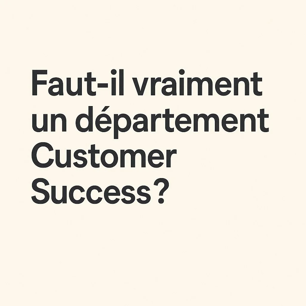 Illustration for the article about whether a company needs a Customer Success department.